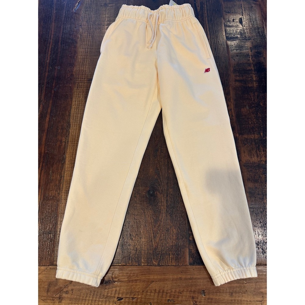 New Balance Made in USA Core Sweatpants Yellow MP43547‎ CAU Womens XS